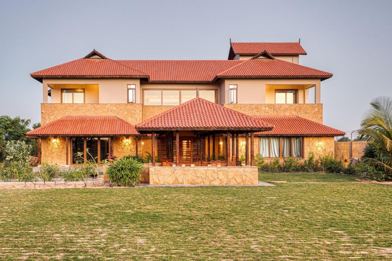 Ferienwohnung The Kutchh Courtyard Kukma Exterior foto